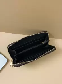 1 Piece Skull Decorated Pu Portable Zipper Fashion Suitable For Ladies Daily Use Date Gift Business Casual For Women Wallet Purse Wallet Long Wallet