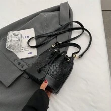 女式桶包時尚鏈條肩背包