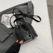 女式桶包時尚鏈條肩背包