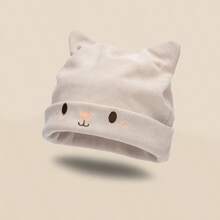 1件孕婦和產後用米色帽子,秋冬季暖堆帽