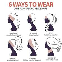 女士/男士头带 吸汗带和运动头带 吸湿排汗健身吸汗带 适用于跑步、交叉训练、瑜伽和自行车 头盔友好型大发带 非洲头巾 头巾 - 深灰色 - 查看 4