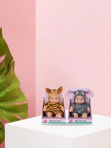 60287eg-al-8 1入組8吋小虎裝嬰兒娃娃,帽子,安全兒童伴侶生日聖誕禮物 - 彩色 - 查看 4