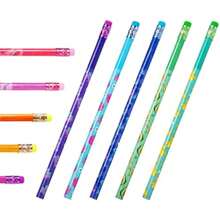 20入組帶橡膠頂的木製鉛筆,學校用品,學生獎勵禮品,派對用品