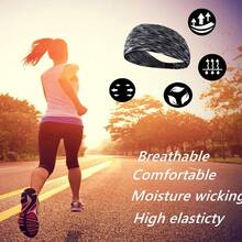 女士/男士头带 吸汗带和运动头带 吸湿排汗健身吸汗带 适用于跑步、交叉训练、瑜伽和自行车 头盔友好型大发带 非洲头巾 头巾 - 深灰色 - 查看 5