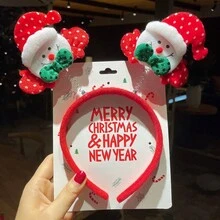 1頂閃亮可愛的聖誕派對頭飾,開始倒數聖誕節! - 雙頭雪人 - 查看 1
