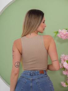 Women Tank Tops & Camis - Màu be - Xem 2