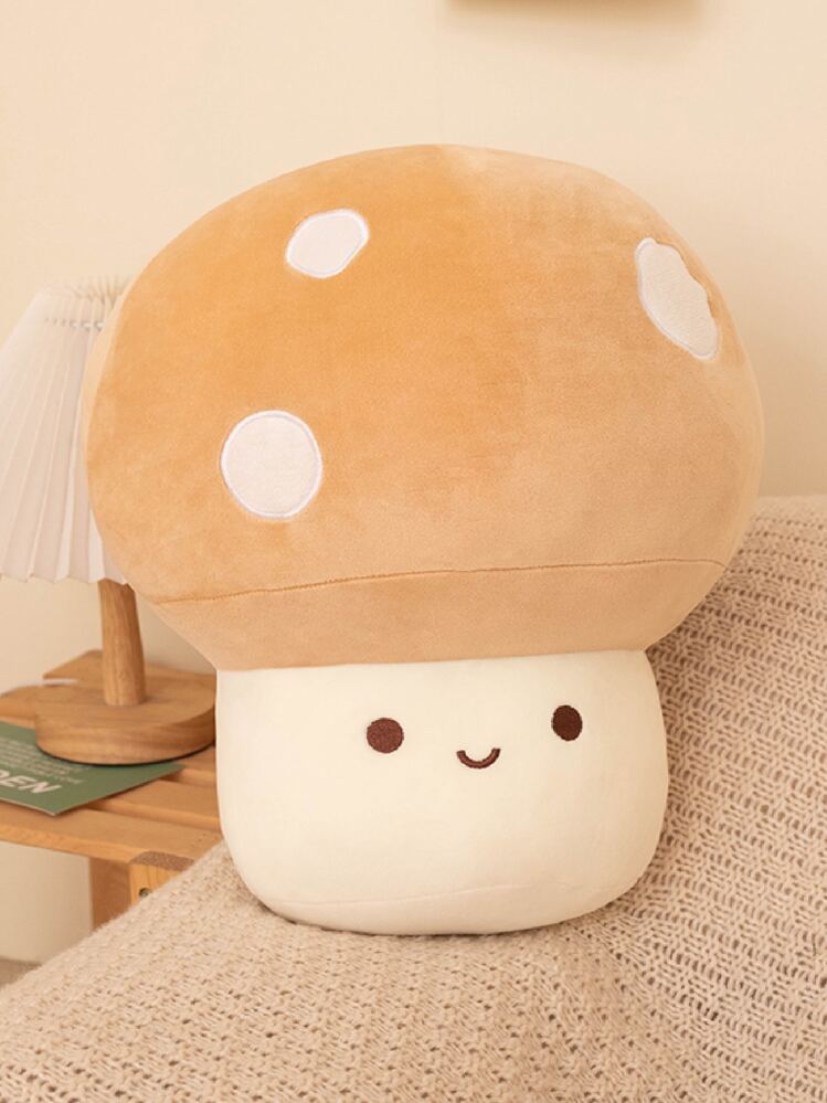 Almohada y colgante de hongo de peluche, muñeco de peluche de hongo lindo, cojín de peluche con forma de hongo, adecuado para decoración de habitación y regalo para niños - Añade 2