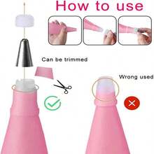 21pcs Cake Decorating Tips Set Including Reusable Silicone Pastry Bag, Stainless Steel Frosting Tips Kit And Coupler, Essential Baking Tools - White - View 6