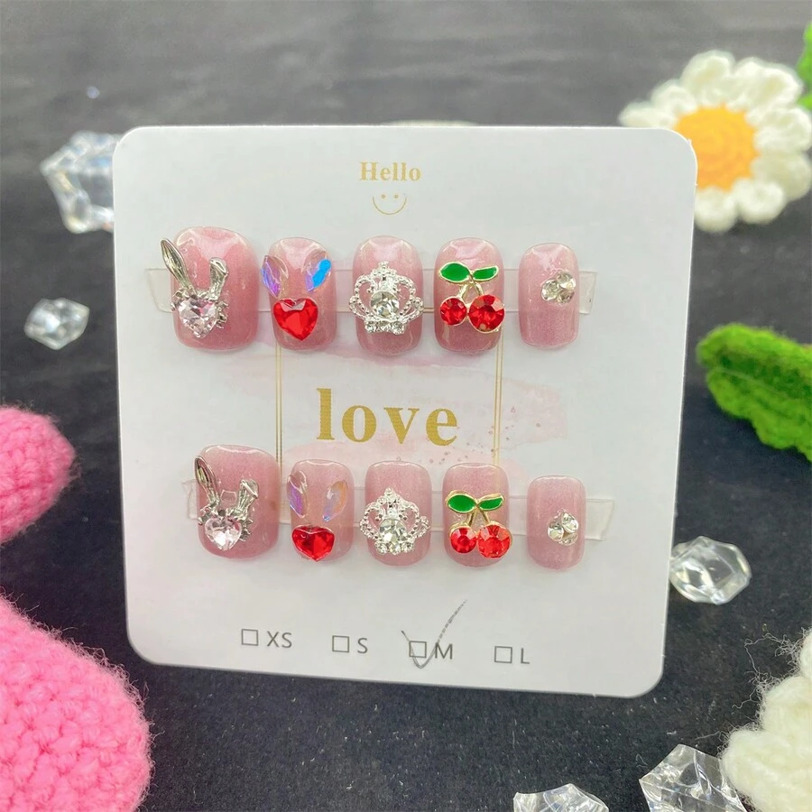 10 cái Thủ công Sáng bóng & Dễ thương & Gợi cảm Ảo thuật Gương Màu hồng Tinsel Cơ thể Đồ trang trí DIY Đối với Tiệc Giáng sinh - Nhiều màu - Xem 1