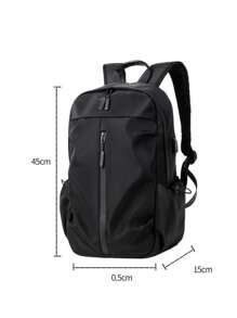 Mochila Escolar Bolsa Casual Urbana Para Laptop 15.6 Carga Usb Backpack OI