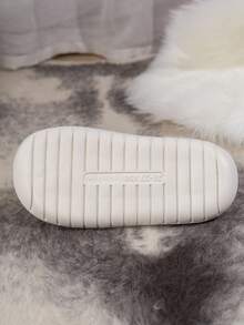 Ladies' Winter White Slippers With Soft Soles, Height Increasing, Suitable For Indoor And Outdoor Wear - Beige - View 7