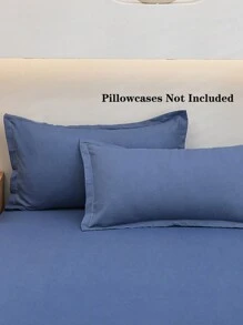 1 Stück Einfarbige Minimalistische Stil Fleece Weiche Atmungsaktive Bettdecke Für Doppelbett, Einzelbett Bettdecke (kissenbezug Nicht Enthalten), Maschinenwaschbar