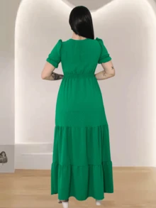 Women Dresses - 綠色 - 查看 5