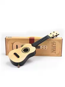 Kids' Toy Guitar For Toddlers - Khaki - View 3