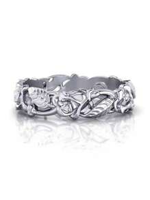 1 pièce Bague fleur élégante pour femmes pour mariage, fiançailles, anniversaire, partie, bijoux de fête, cadeau de la Saint-Valentin, pour maman, Fête des Mères