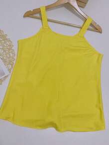 Women Tank Tops & Camis - Màu vàng - Xem 2