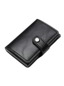 使用先進的反射式rfid射頻識別技術保護您的身份證和信用卡 - 黑色 - 查看 4