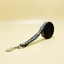 1入組寵物狗胸部後背牽引繩,適用於小型/中型狗和貓 - 黑色 - 查看 5