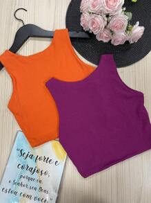 Women T-Shirts - Màu tím - Xem 2