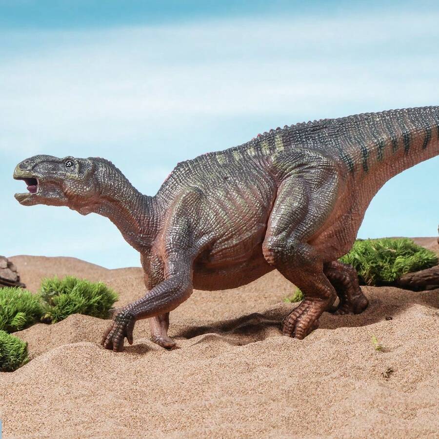 1pc Dinosaur Toy Made Of Abs Material, Suitable For Learning And Playing, Perfect Decoration At Home - Multicolor - View 1