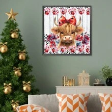 鑽石畫套件,圓形鑽石,全鑽,無框式