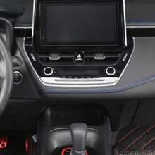 2米通用汽車裝飾線pu皮革編織裝飾線適用於汽車儀表板/中控臺面板內飾縫隙diy汽車內飾配件 - 藍色 - 查看 7