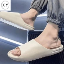 X & Y  Sandalias de playa (LISA) informales para hombre y mujer, Sandalias planas antideslizantes, a la moda