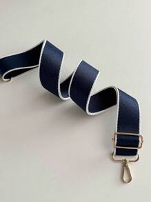 2025 New Fabric Material Color Block Splice Minimalist Fashion Versatile Shoulder Strap - Blue - View 4