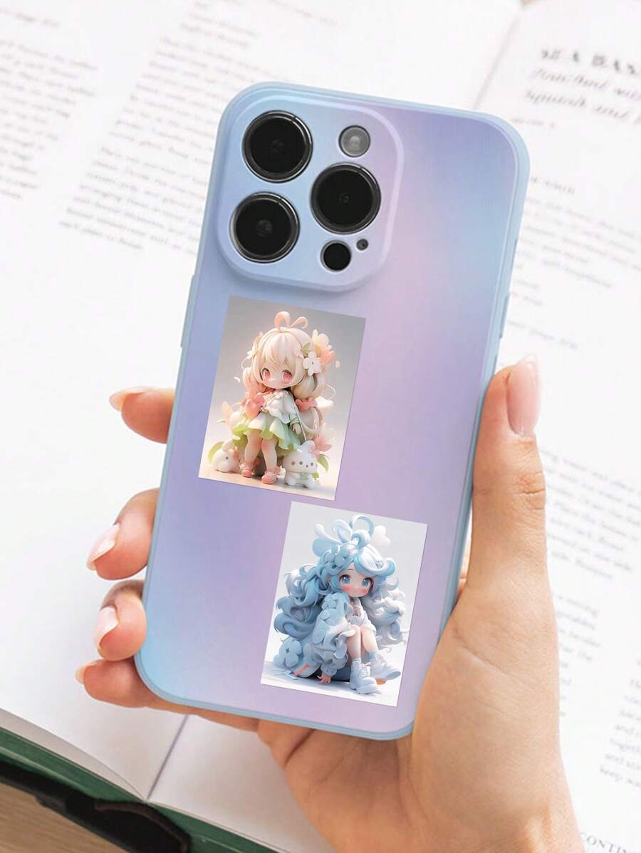 60入組可愛動物貼紙貼紙