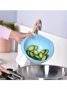 1 Pieza Escurridor De Plástico Para Lavado De Arroz - Azul - Ver 6