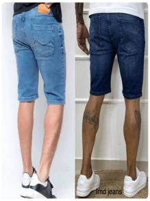 Men Denim Shorts - Multicolor - View 2