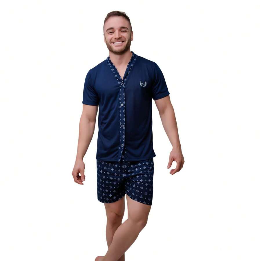 Men Loungewear Onepieces - Màu xanh lam - Xem 1