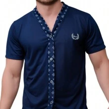 Men Loungewear Onepieces - Màu xanh lam - Xem 3