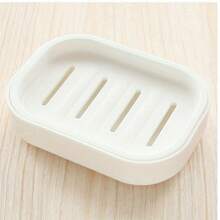 1pc Double-layer Drainage Soap Box - Plastic Soap Shelf For Bathroom And Toilet Storage, Easy To Clean - Green - View 5