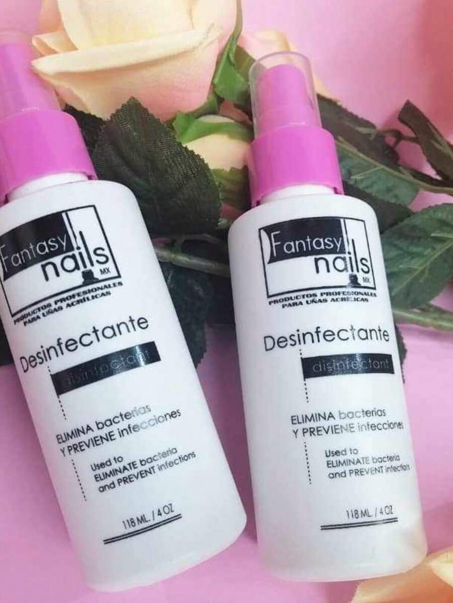 4 Ounces Antiseptic Nail Disinfectant Fantasy Nails - Clear - View 1