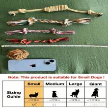 5入組隨機風格耐用互動寵物幼犬玩具供小型和中型犬使用 - 彩色 - 查看 5