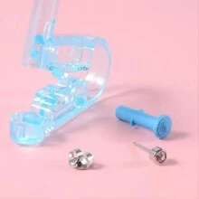 1pc New Automatic Disposable Ear Piercing Gun, Stainless Steel Ear Stud, Piercing Earrings Kit - Multicolor - View 6