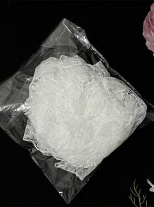 復古 10 碼 20 碼蕾絲絲帶編織圖案優雅白色手工蕾絲裝飾 - 復古風格蕾絲布料 - 蕾絲材質非常適合各種圖案縫紉、工藝品、婚禮絲帶、花絲帶娃娃製作蝴蝶結 Diy 禮物包裝裝飾 - 100% 尼龍 - 白色 - 查看 8