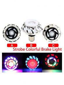 機車led 1157煞車尾燈天使之眼電動機車led煞車尾燈煞車燈彩虹藍紅閃光 - 彩色 - 查看 2