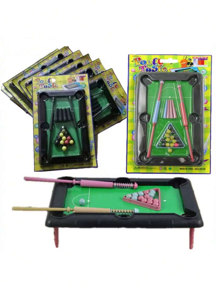 1入/5入組塑料迷你撞球桌遊,生日派對禮物 - 彩色 - 查看 1