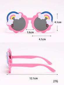 2pcs Fashionable Cute Children's Fashion Glasses - Multicolor - View 6