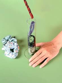 1PC Acrylic Scrunchie Holder Organizer, Hair Accessories Hair Ties Display Stand, Clear Organizer For Bracelets Bangle Watch -Women Teen Girls Gifts, Gift For Valentine's Day,Room Decor - Clear - View 6