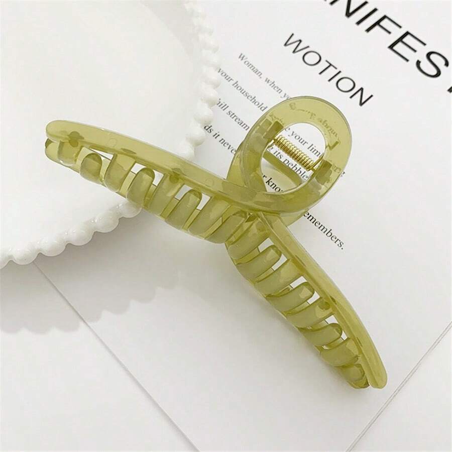 Pinza para cabello de color medusa, elegante sujetador de cabello - Verde militar - Ver 1