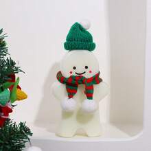 6pcs, Christmas Water Bottle, Snowman Bear Bottle, Gingerbread Man Bottle, Milk Tea Drinking Cup, Holiday Christmas Gifts, Xmas Decoration, Christmas Decoration