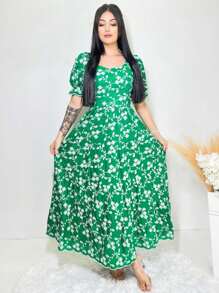 Women Dresses - 綠色 - 查看 1