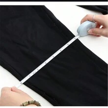 1支马卡龙色自动伸缩迷你卷尺/尺子 - 藍色 - 查看 4