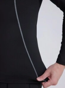 Conjunto de 3 piezas de ropa deportiva de secado rápido en estilo novio para hombres, ropa de compresión para entrenamiento, gimnasio, baloncesto, correr, camiseta de manga corta y pantalones, traje atlético, chándal