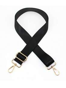 1pc Wide Purse Strap Replacement Crossbody Shoulder Bag Adjustable - Black - View 1