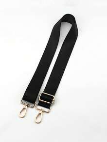 1pc Wide Purse Strap Replacement Crossbody Shoulder Bag Adjustable - Black - View 2