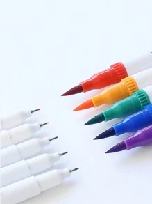 Funfull Dual Brush And Fineliner Marker Pens Set With Coloring Book Perfect For Kids And Adults For Lettering, Journaling And Doodling - Multicolor - View 6